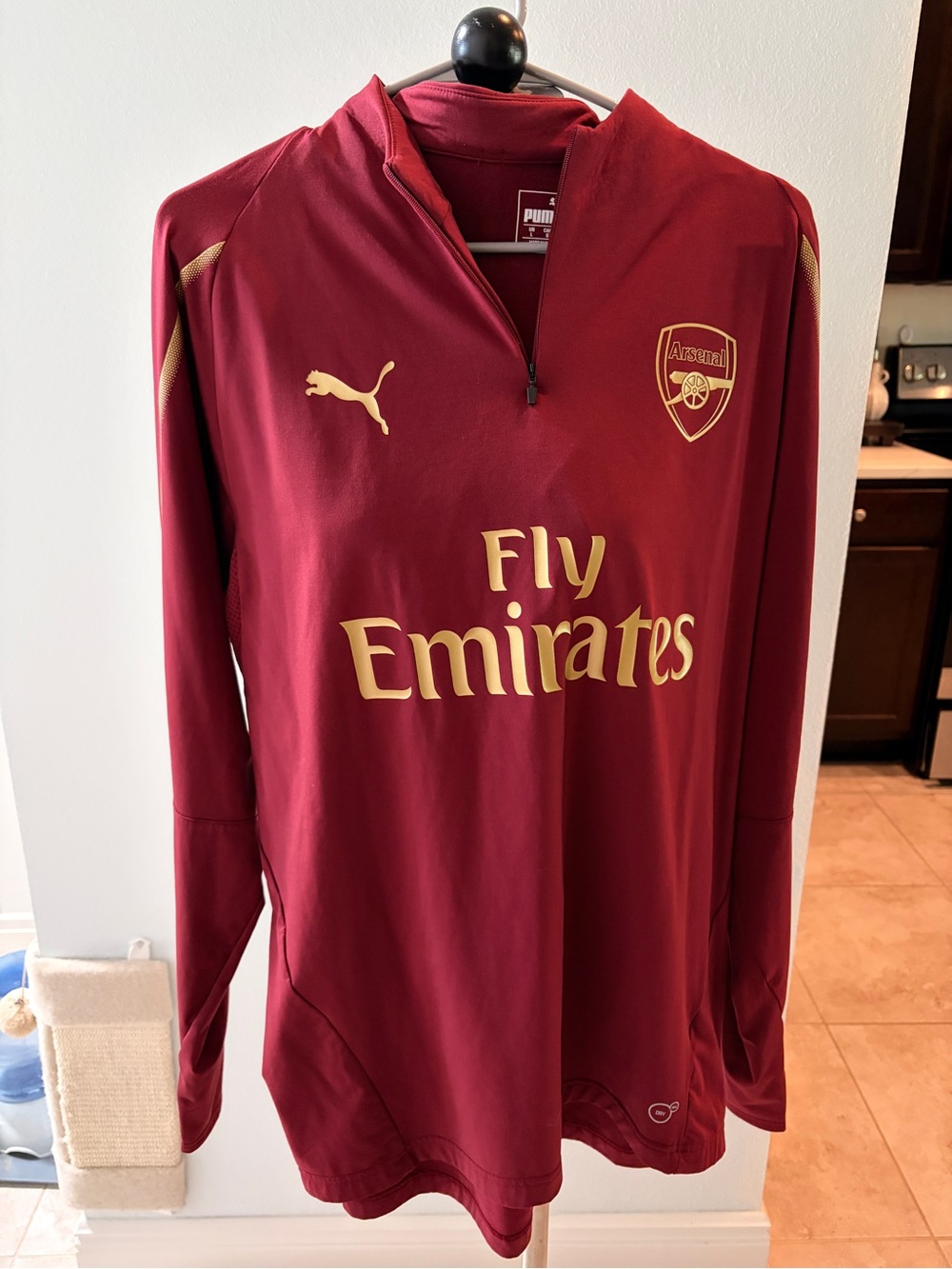 Arsenal Official Training Ground 1/4 Zip